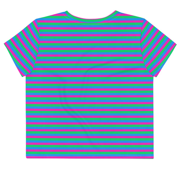 Polysexual Flag Crop Tee