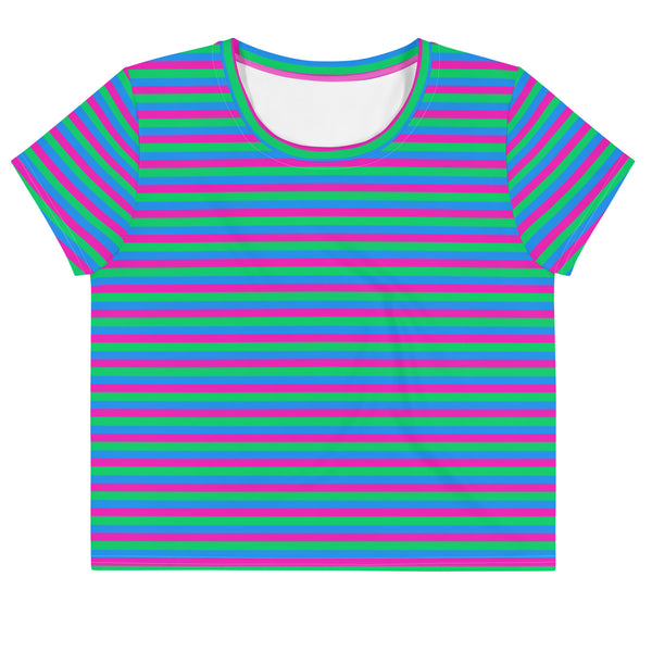 Polysexual Flag Crop Tee