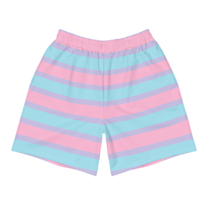 Pastel Bisexual Long Athletic Shorts