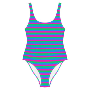 Polysexual Flag One-Piece Swimsuit