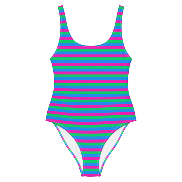 Polysexual Flag One-Piece Swimsuit