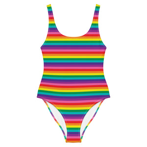 Original Rainbow Flag One-Piece Swimsuit