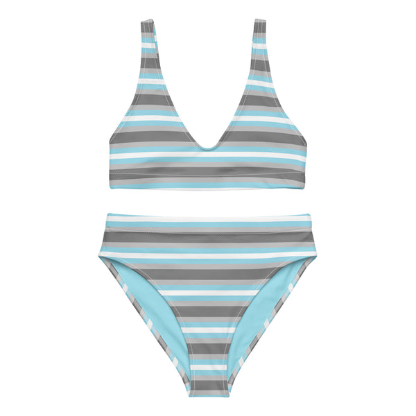 Demiboy Flag High-Waisted Bikini