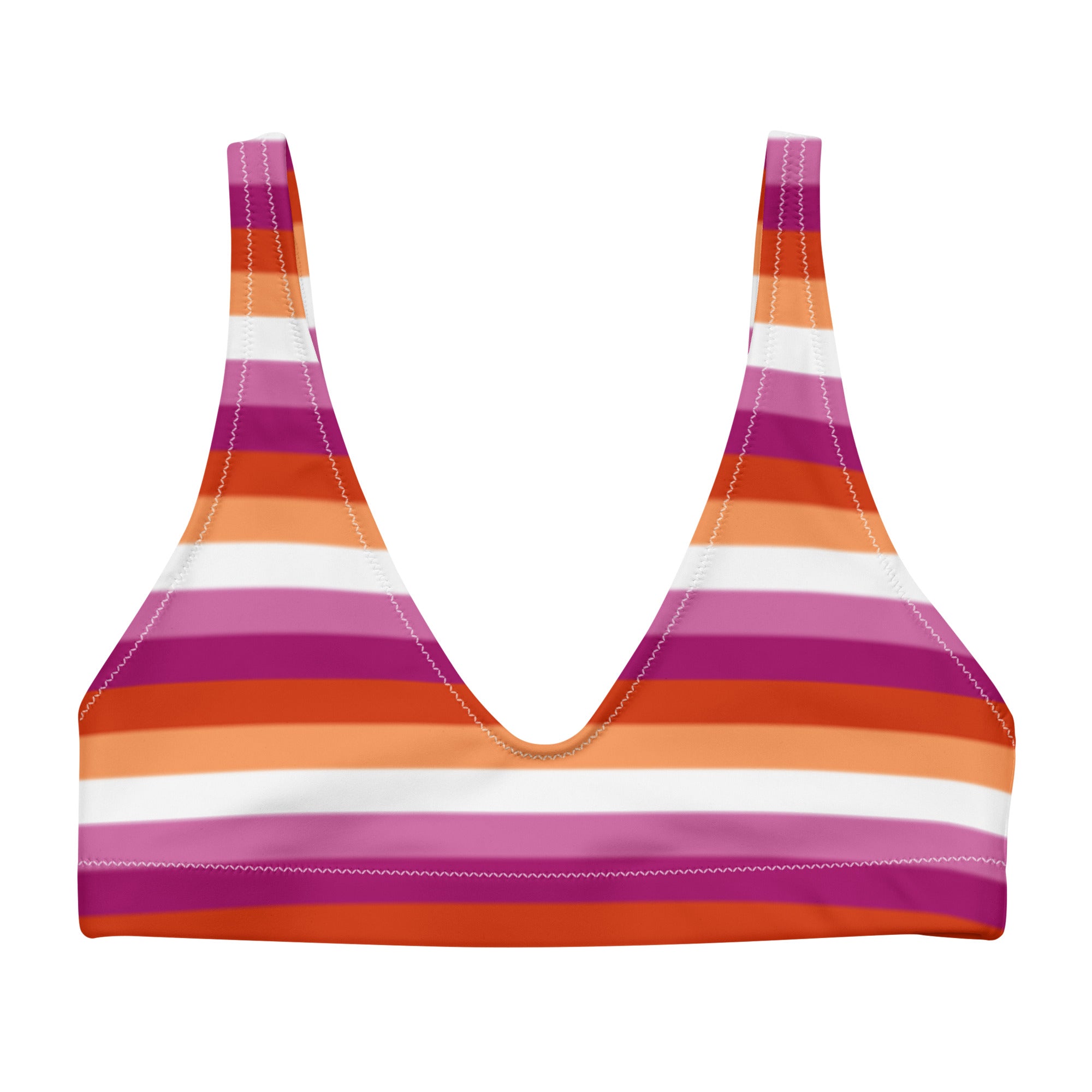 Lesbian Flag Bikini Top