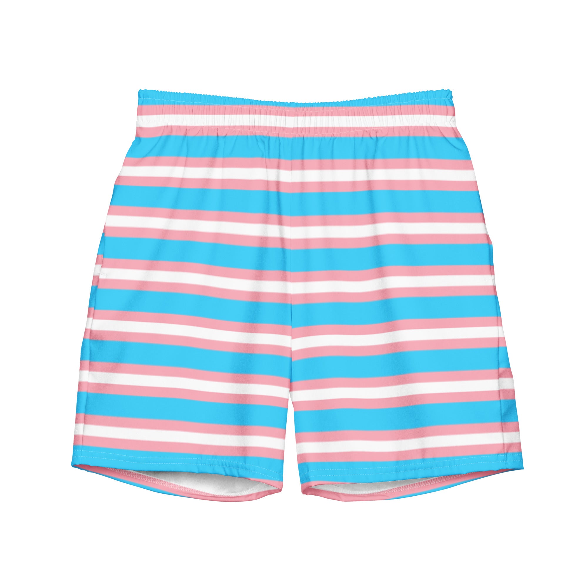 Transgender Flag Swim Trunks