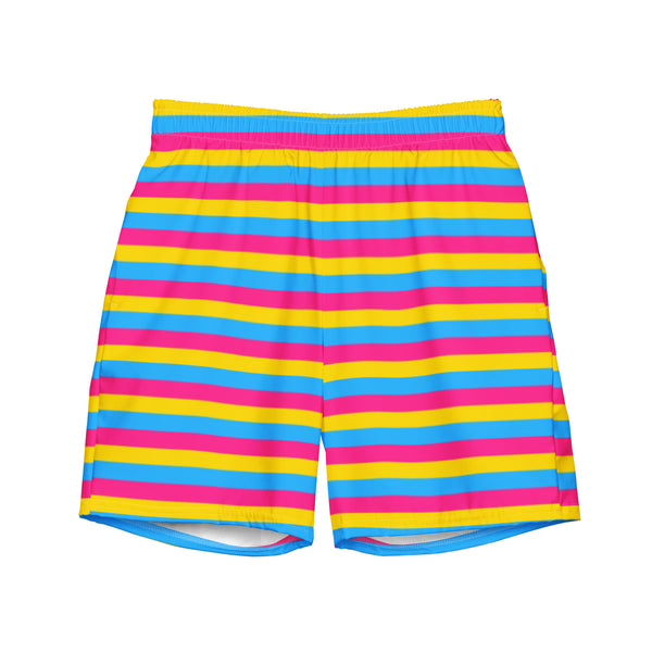 Pansexual Flag Swim Trunks