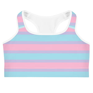 Pastel Bisexual Sports Bra