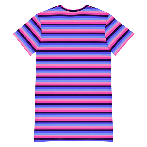 Omnisexual Flag T-Shirt Dress