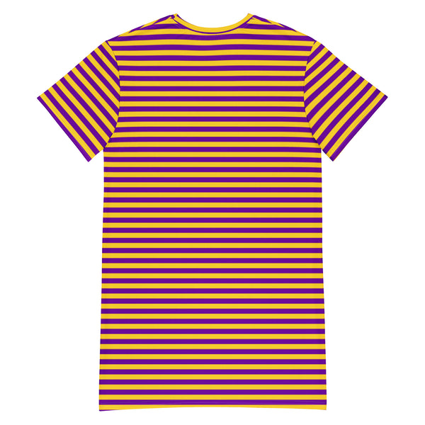 Intersex Striped Flag T-Shirt Dress