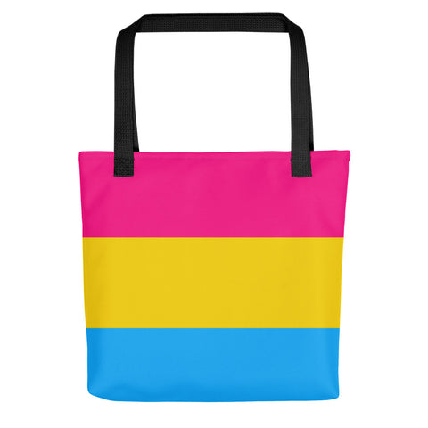 Pansexual Flag Tote Bag