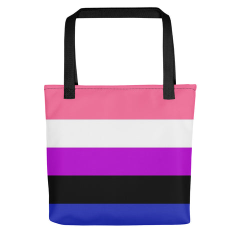 Genderfluid Flag Tote Bag