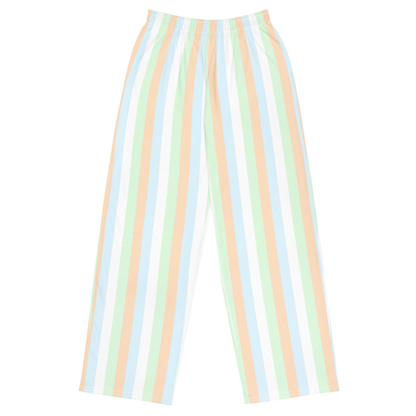 Unlabeled Pride Flag Wide-Leg Pants