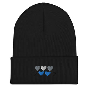 Demiboy Pride Hearts Beanie