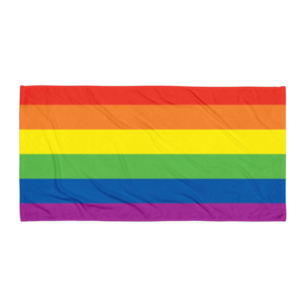 Pride Rainbow Flag Towel
