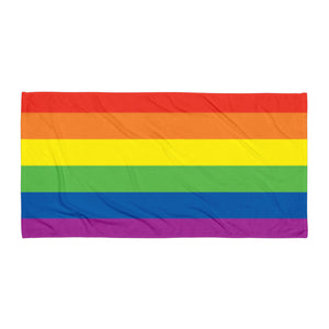 Pride Rainbow Flag Towel