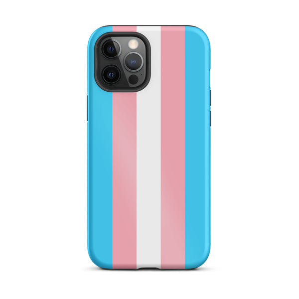 Transgender Flag Tough iPhone Case