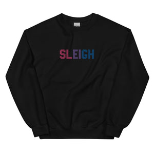 Bisexual Sleigh Embroidered Sweatshirt