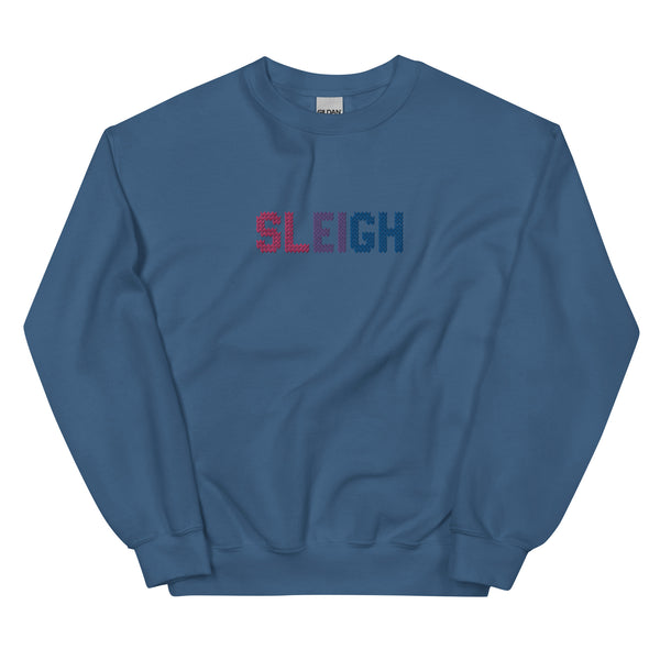 Bisexual Sleigh Embroidered Sweatshirt