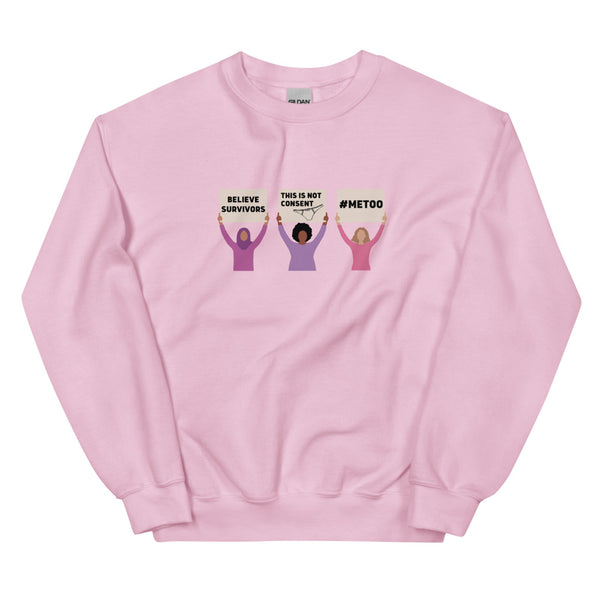 Believe Survivors Protest Sweatshirt