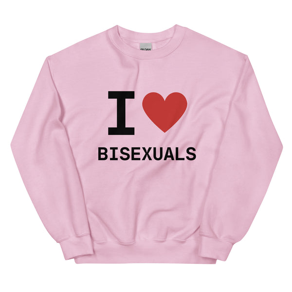 I Heart Bisexuals Sweatshirt