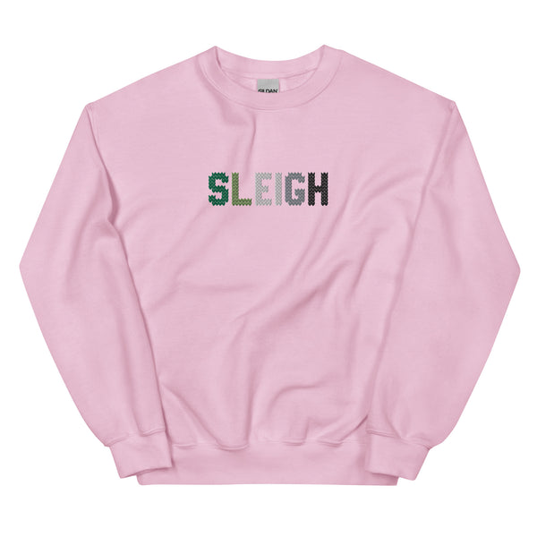 Aromantic Sleigh Embroidered Sweatshirt