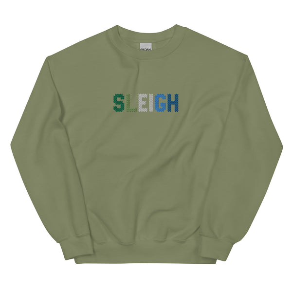 Gay / MLM Sleigh Emrboidered Sweatshirt