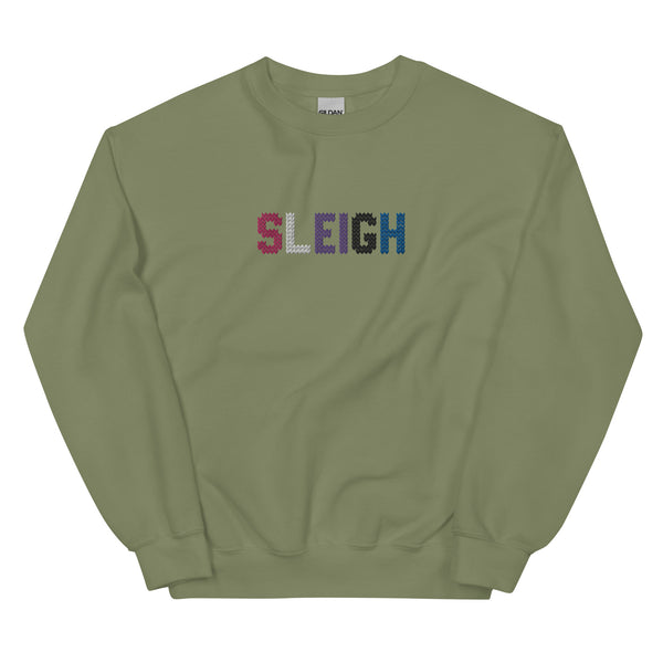 Genderfluid Sleigh Embroidered Sweatshirt