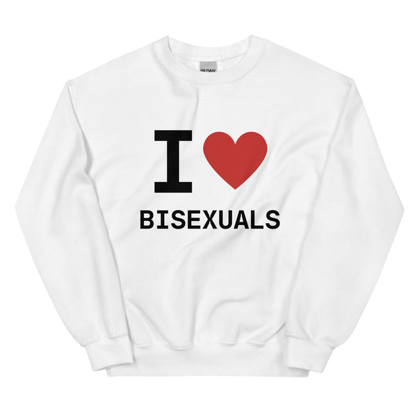 I Heart Bisexuals Sweatshirt