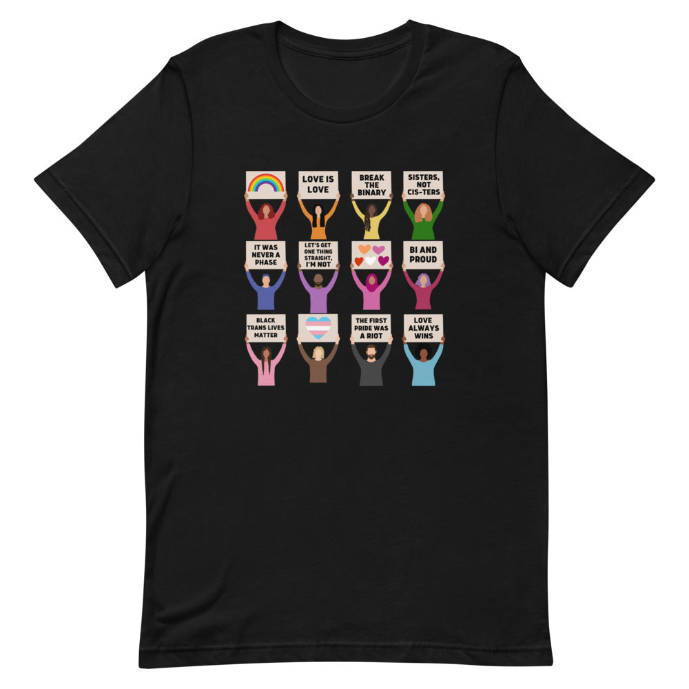 LGBTQIA+ Pride Protest T-Shirt