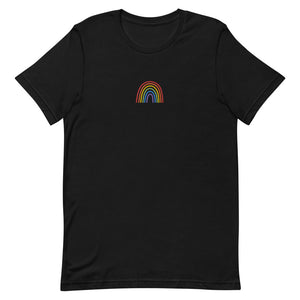 Rainbow Embroidered T-Shirt