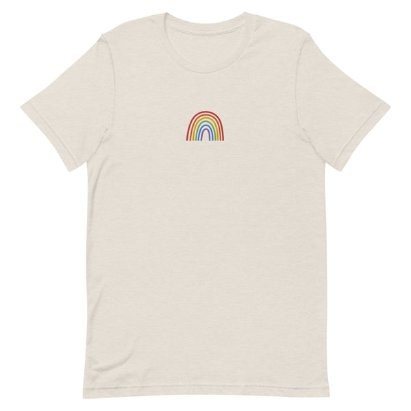 Rainbow Embroidered T-Shirt