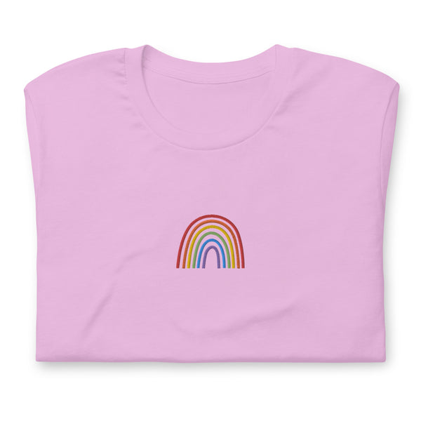 Rainbow Embroidered T-Shirt