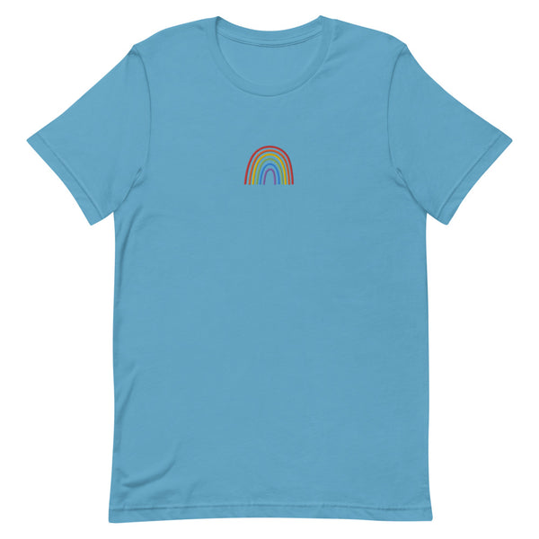 Rainbow Embroidered T-Shirt