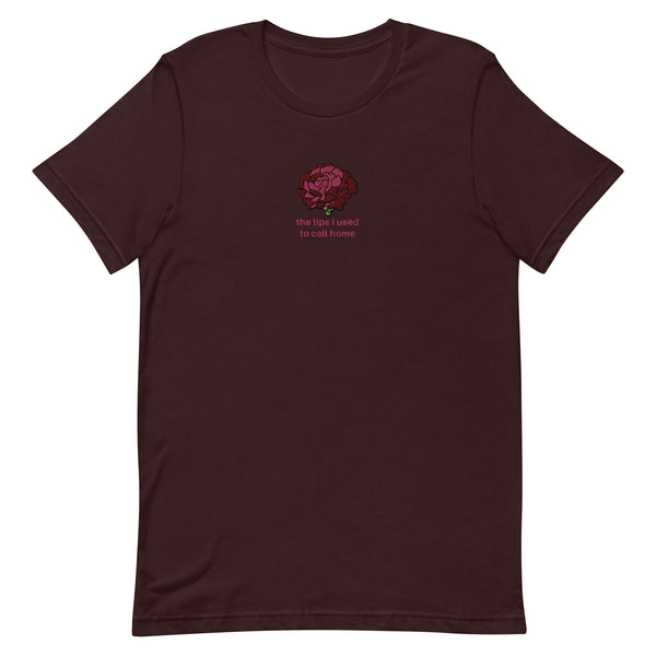 Maroon Embroidered T-Shirt