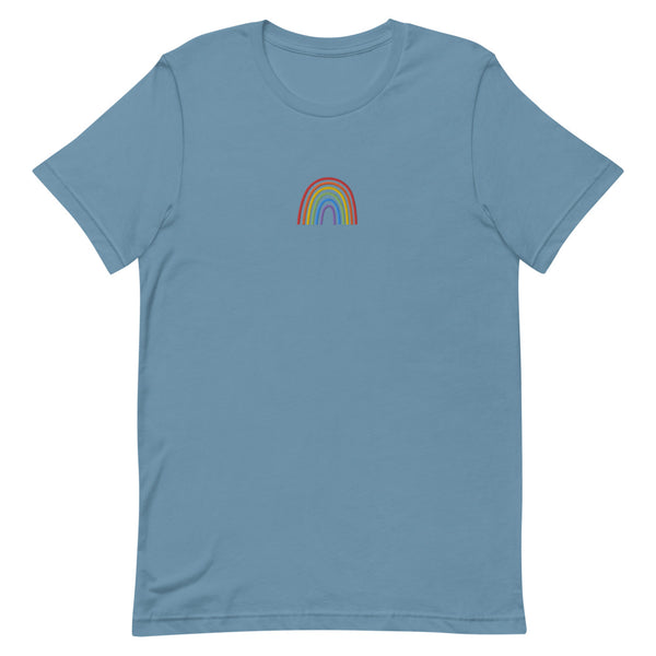 Rainbow Embroidered T-Shirt