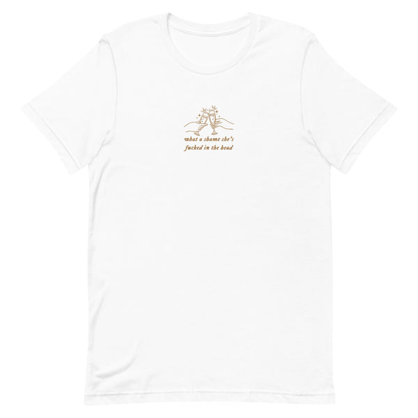 Champagne Problems Embroidered T-Shirt