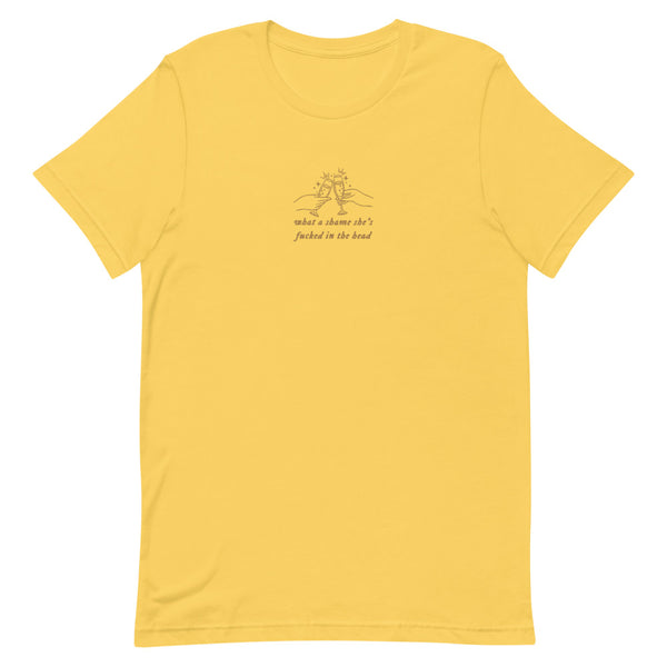 Champagne Problems Embroidered T-Shirt