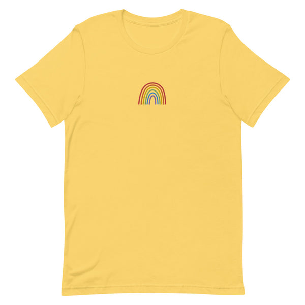 Rainbow Embroidered T-Shirt